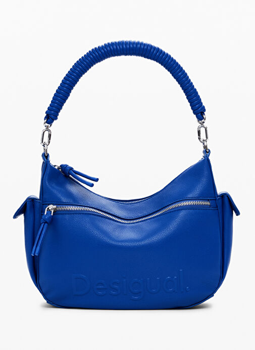 Borsa Desigual Half Astana Ecru - Tracolla Donna In Pelle Sintetica, Colore Bianco - Foto 8