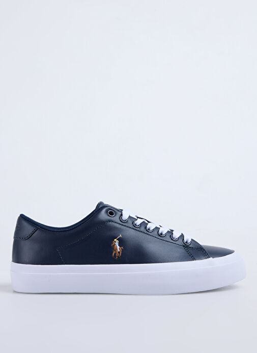 Polo Ralph Lauren Lacivert Kadın Deri Sneaker LONGWOOD - Görsel 2