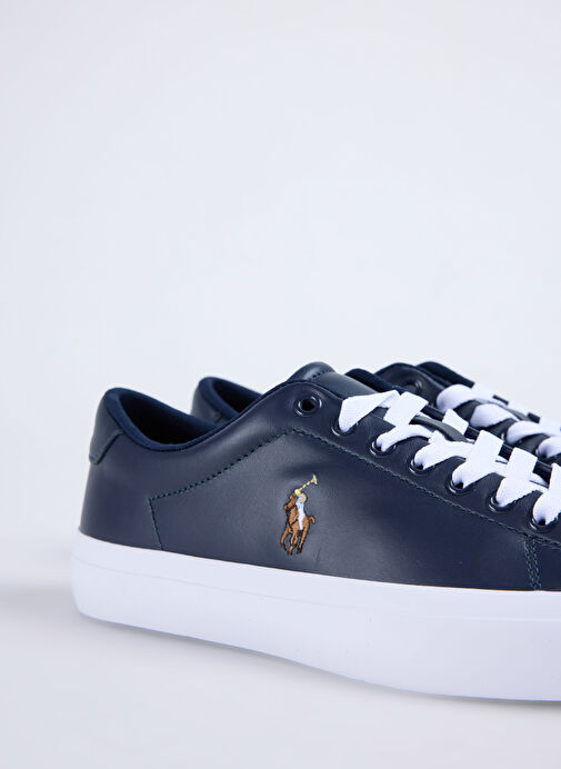 Polo Ralph Lauren Lacivert Kadın Deri Sneaker LONGWOOD - Görsel 6