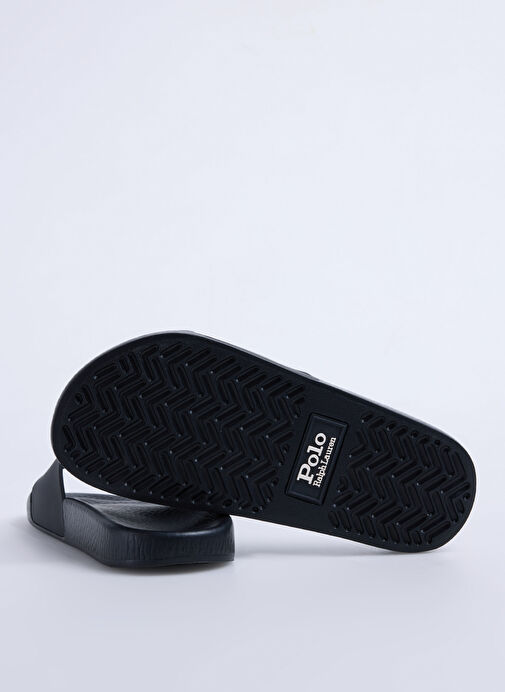 Polo Ralph Lauren Siyah Kadın Plaj Terliği POLO SLIDE - Görsel 5