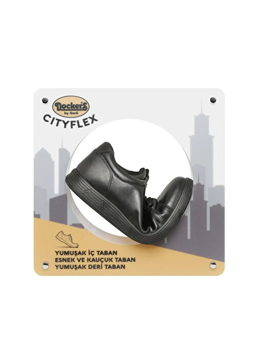 Dockers by Gerli Siyah Erkek Deri Günlük Ayakkabı 238644 5FX - Görsel 9