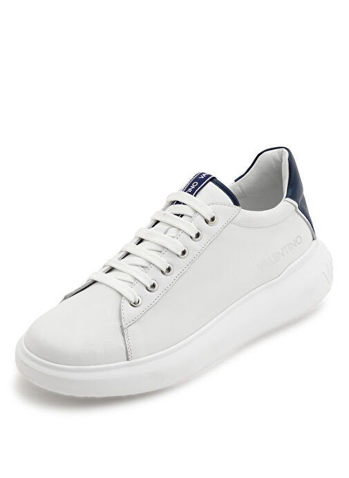 Valentino Beyaz Erkek Deri Sneaker BOUNCE - Görsel 3