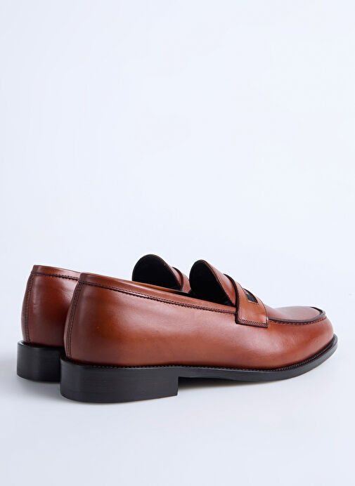 Valentino Kahverengi Erkek Deri Klasik Ayakkabı 92V41404VIT060-CLSC - Görsel 4