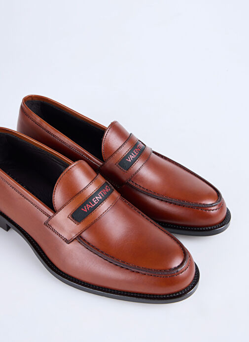 Valentino Kahverengi Erkek Deri Klasik Ayakkabı 92V41404VIT060-CLSC - Görsel 6
