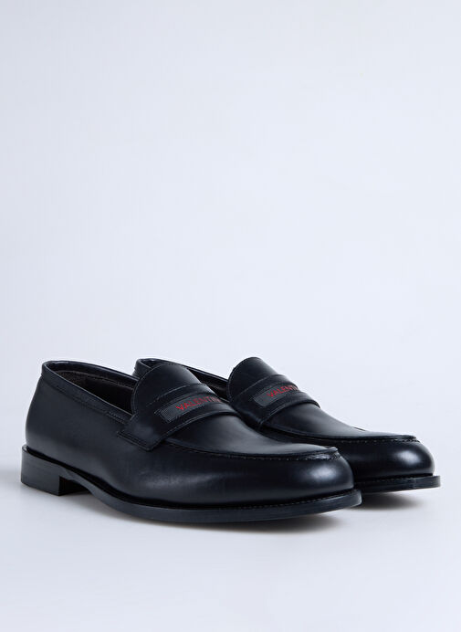 Valentino Siyah Erkek Deri Klasik Ayakkabı 92V41404VIT550-CLSC - Görsel 3