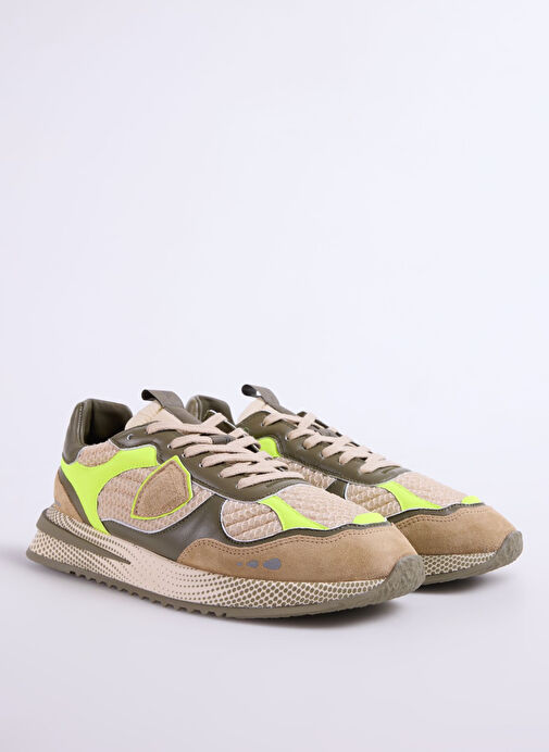 Philippe Model Bej Erkek Sneaker OLYMPIQUE LOW MAN - Görsel 3