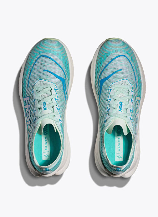 HOKA 1155120Mach X 2 Mavi Kadın Koşu Ayakkabısı - Görsel 4