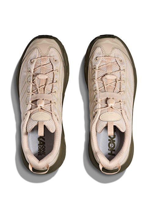 Hoka 1141572-OLY MAFATE THREE2 Bej Kadın Koşu Ayakkabısı - Görsel 6