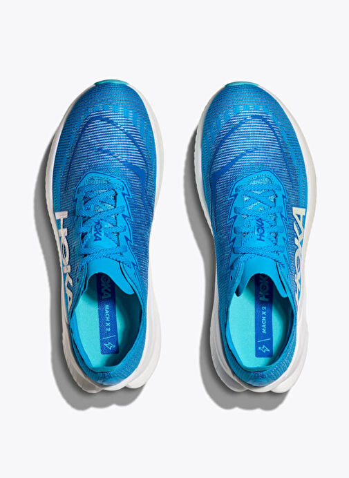 HOKA 1155119Mach X 2 Mavi Erkek Koşu Ayakkabısı - Görsel 4