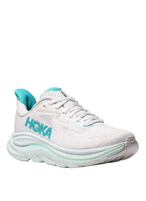 HOKA 1162031Clifton 10 Beyaz Kadın Koşu Ayakkabısı - Görsel 4