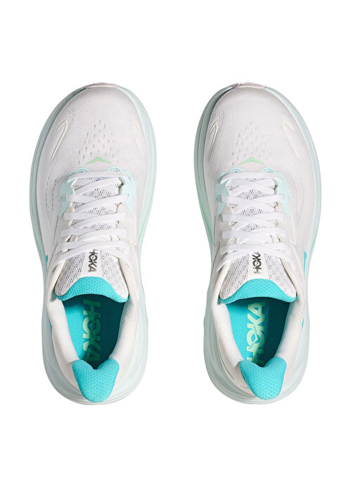 HOKA 1162031Clifton 10 Beyaz Kadın Koşu Ayakkabısı - Görsel 7