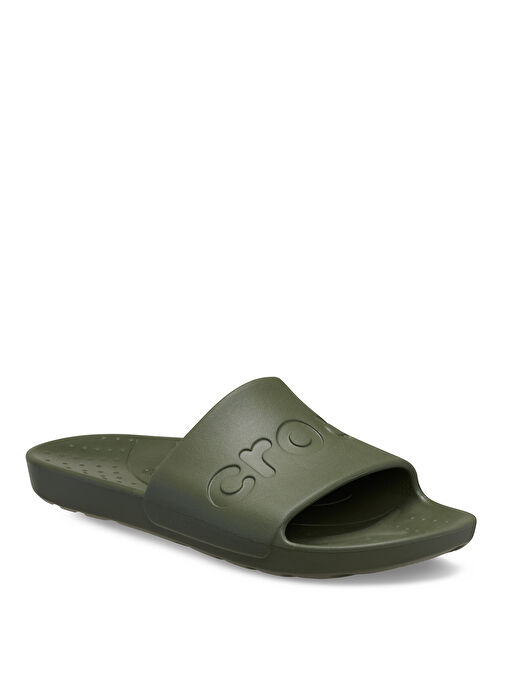 Crocs Haki Erkek Plaj Terliği Crocs Slide - Görsel 4