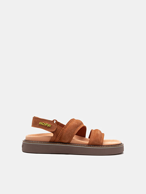 Hoff Kahverengi Kadın Deri Sandalet 12412003 - Görsel 2