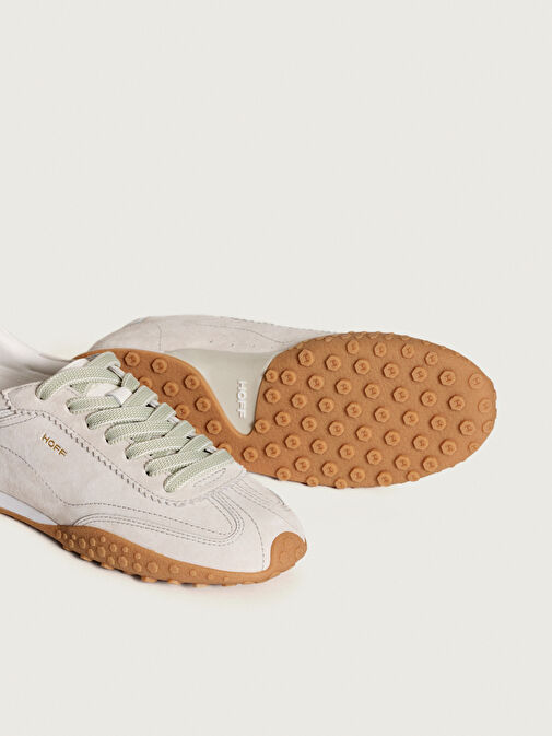 Hoff Gri Kadın Deri Sneaker 12510011 - Görsel 4