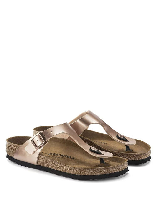 Birkenstock Metalik Kadın Deri Terlik GIZEH BF METALLIC - Görsel 5