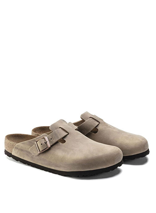 Birkenstock Birkenstock Belirsiz Kahverengi Kadın Deri Terlik BOSTON SFB LEOI NU Sandalet & Terlik | Boyner Belirsiz - 5. görsel