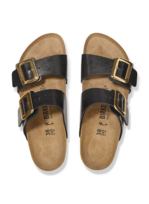 Birkenstock Siyah Kadın Deri Terlik SYDNEY CUSHION BUCKLE BF GRACEFUL - Görsel 4