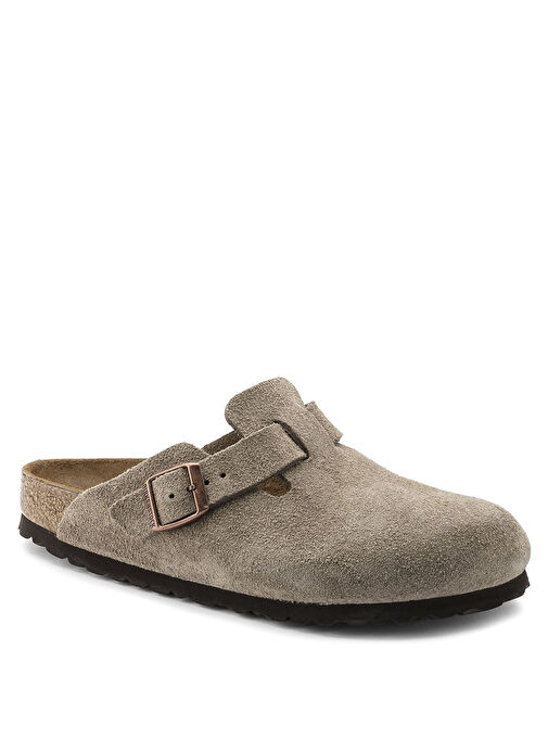 Birkenstock Gri Erkek Süet Terlik BOSTON VL - Görsel 2