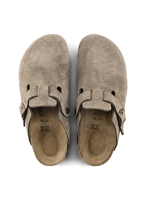 Birkenstock Gri Erkek Süet Terlik BOSTON VL - Görsel 4