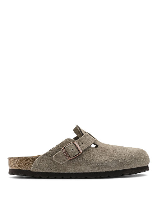 Birkenstock Gri Erkek Süet Terlik BOSTON VL - Görsel 6