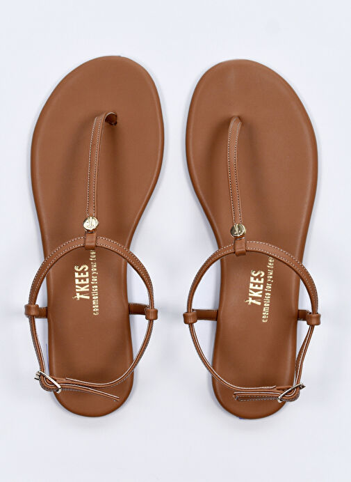 Tkees Taba Kadın Sandalet TK-8013 - Görsel 3