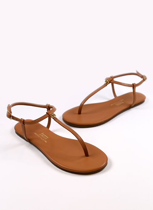 Tkees Taba Kadın Sandalet TK-8013 - Görsel 4