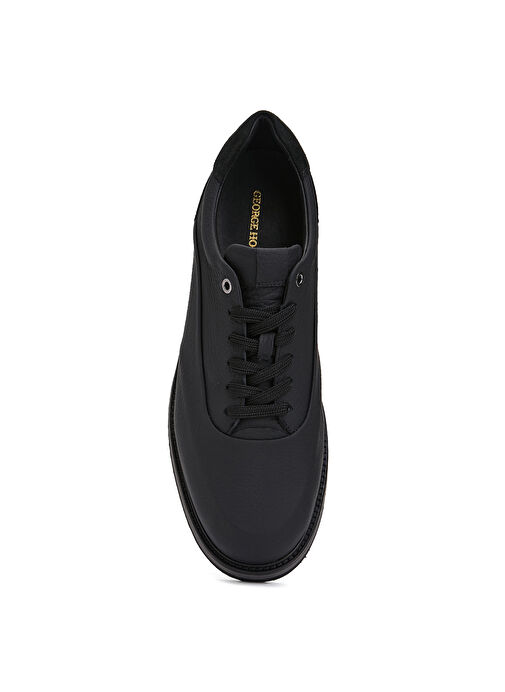 George Hogg Siyah Erkek Deri Günlük Ayakkabı 280-23-4SS - Görsel 4