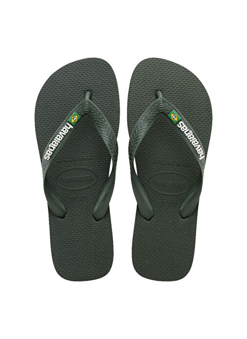 Havaianas Haki Erkek Terlik BRASIL LOGO - Görsel 2