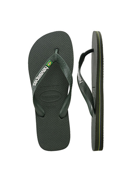 Havaianas Haki Erkek Terlik BRASIL LOGO - Görsel 6