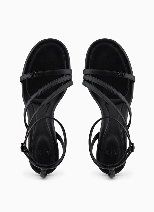 Armani Exchange Siyah Kadın Topuklu Ayakkabı XDP058 - Görsel 4