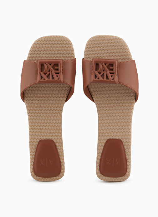 Armani Exchange Kahverengi Kadın Terlik XDP055 - Görsel 4