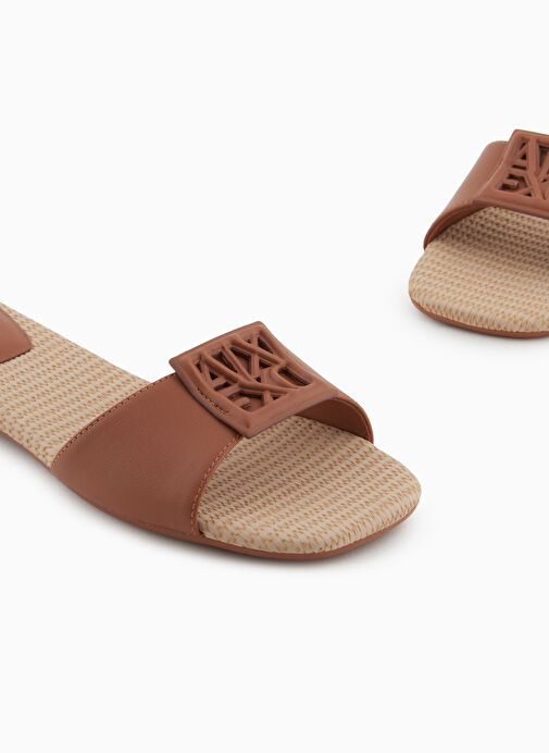 Armani Exchange Kahverengi Kadın Terlik XDP055 - Görsel 5