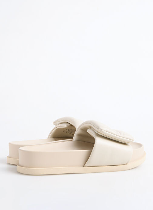 Armani Exchange Ekru Kadın Terlik XDP061 - Görsel 5
