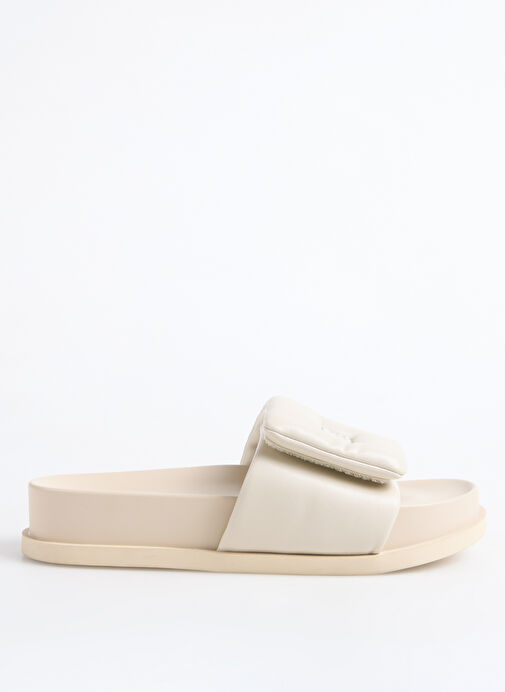 Armani Exchange Ekru Kadın Terlik XDP061 - Görsel 2