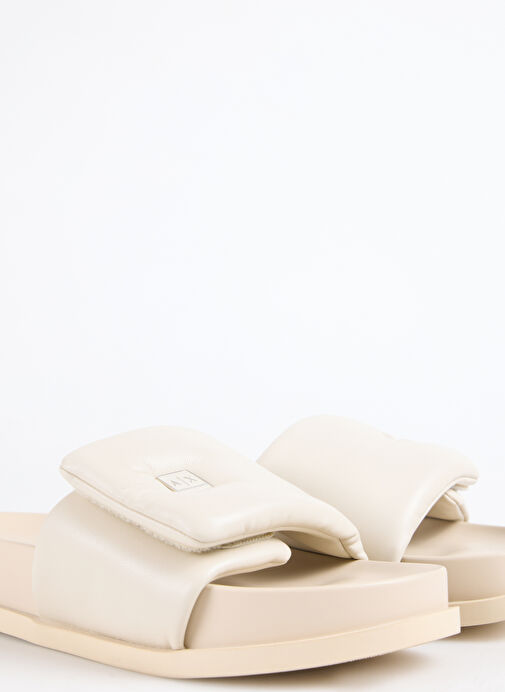 Armani Exchange Ekru Kadın Terlik XDP061 - Görsel 7