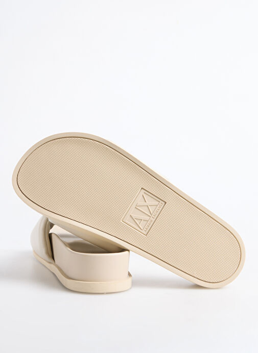 Armani Exchange Ekru Kadın Terlik XDP061 - Görsel 6