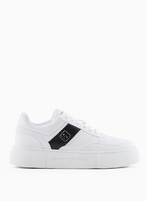 Armani Exchange Beyaz Kadın Sneaker XDX176 - Görsel 2