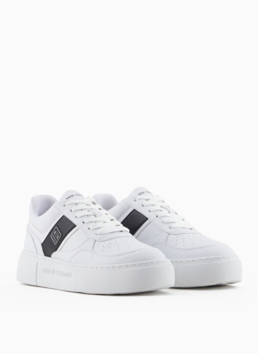 Armani Exchange Beyaz Kadın Sneaker XDX176 - Görsel 3