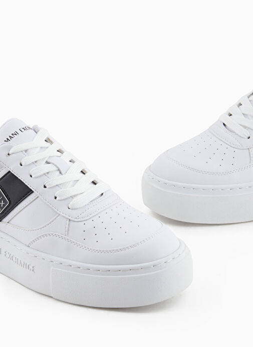 Armani Exchange Beyaz Kadın Sneaker XDX176 - Görsel 5