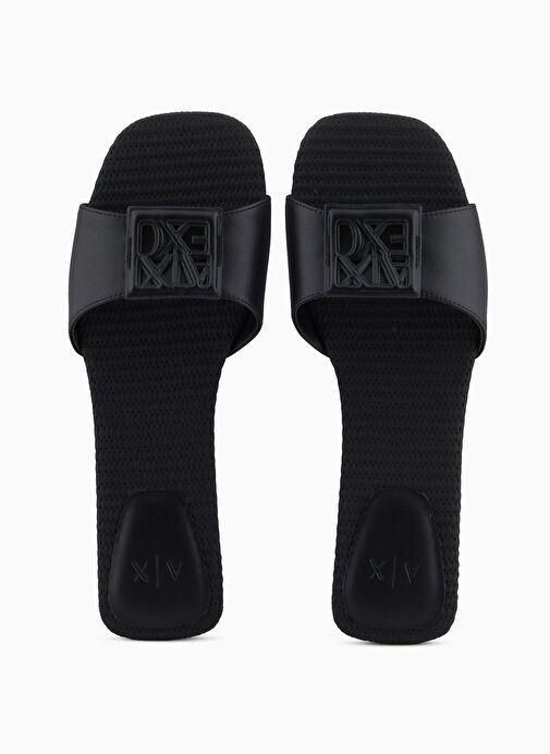Armani Exchange Siyah Kadın Terlik XDP055 - Görsel 4