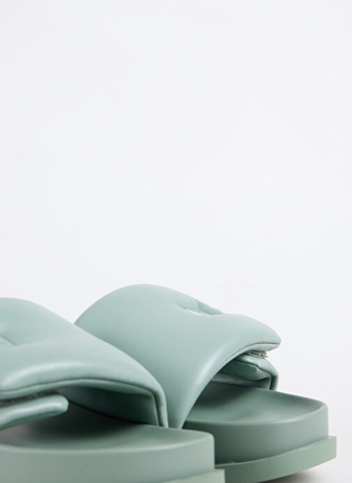 Armani Exchange Yeşil Kadın Terlik XDP061 - Görsel 6