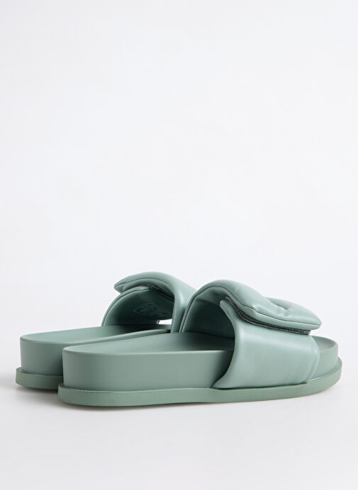 Armani Exchange Yeşil Kadın Terlik XDP061 - Görsel 4