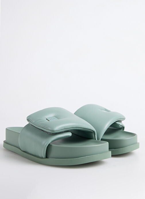 Armani Exchange Yeşil Kadın Terlik XDP061 - Görsel 3