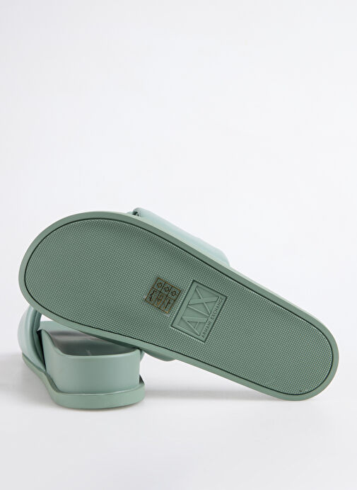 Armani Exchange Yeşil Kadın Terlik XDP061 - Görsel 5