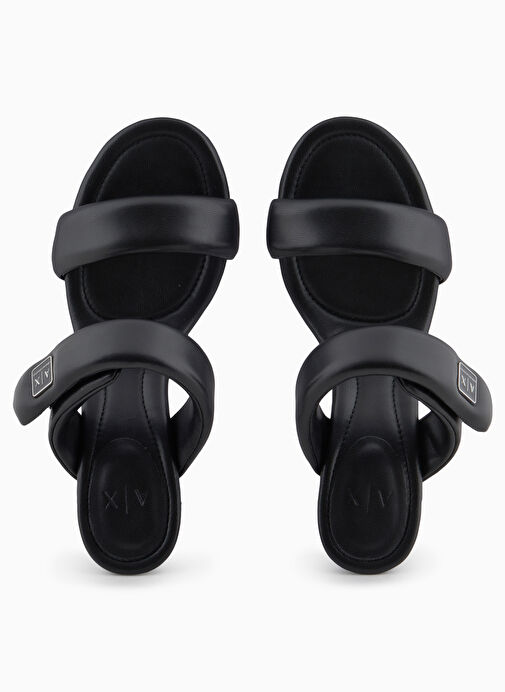 Armani Exchange Siyah Kadın Topuklu Ayakkabı XDP060 - Görsel 4