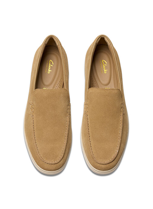 Clarks Bej Erkek Süet Günlük Ayakkabı Torford Easy Dark - Görsel 6