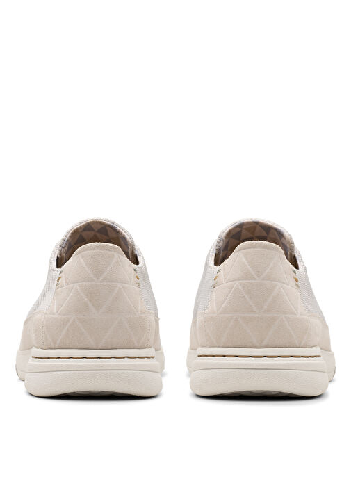 Clarks Beyaz Erkek Süet Günlük Ayakkabı Easeway Lace - Görsel 7