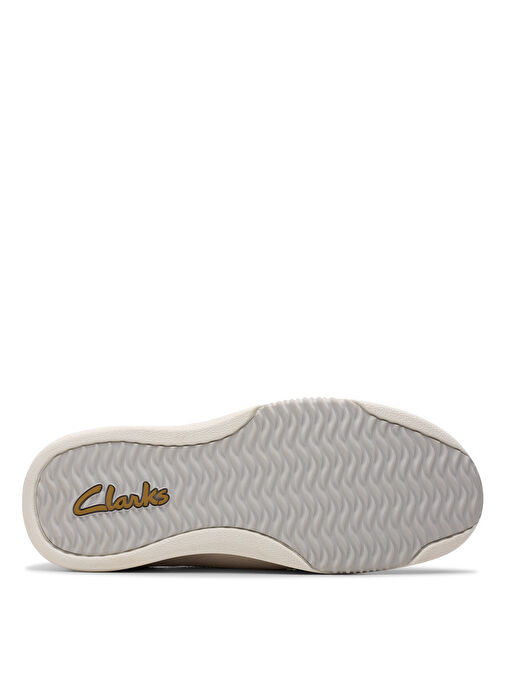 Clarks Beyaz Erkek Süet Günlük Ayakkabı Easeway Lace - Görsel 8