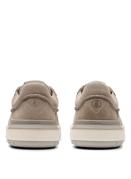 Clarks Gri Erkek Nubuk Sneaker Courtlite2 Run - Görsel 7