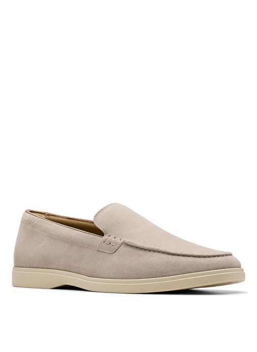 Clarks Gri Erkek Süet Günlük Ayakkabı Torford Easy Dark - Görsel 4